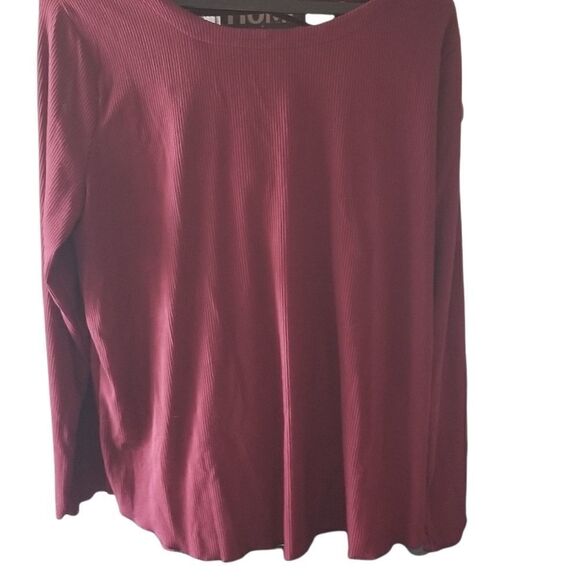 Planet Gold Trendy Plus Size Lace Up Top - Picture 2 of 6